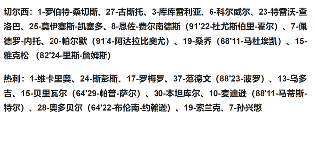 英超-恩佐制胜 孙兴慜错失良机 切尔西1-0送热刺四轮不胜