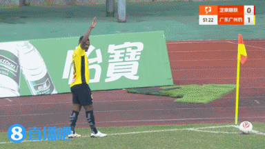 中甲-广州豹1-1定南无缘3连胜 若昂-卡洛斯破门李波洋89分钟扳平