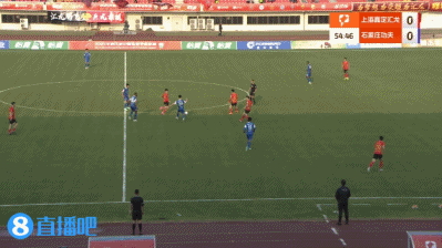 中甲-石家庄功夫2-0上海嘉定汇龙3连客2胜1平 朱海威王靖斌破门